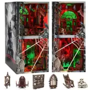 Haunted Horror Book Nook Kit, DIY Miniature Dollhouse Halloween Haunted Mansion