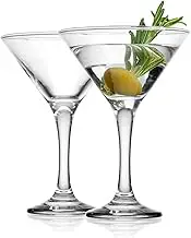 Martini Glasses Perfect for Cocktails,Glass Champagne, Perfect for Drinking Martini, Margarita, Coctail, Glassware for Home (M-01)
