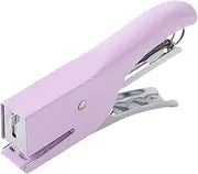 KALLORY Multi Function Hand Stapler Portable Office Accessory for Home and School Use Easy to Carry Practical File Stapler Tool Random Macaron Colors Random Color