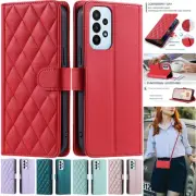 For Samsung Galaxy A14 A04s A54 A34 A53 A13 A23 Case Magnetic Wallet Card Cover