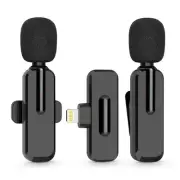 Wireless Mini Microphone for iPhone iPad - Bluetooth Lavalier Lapel Phone Mic...