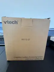 VTech VS112-27 DECT 6.0 Bluetooth 2 Handset Cordless Phone for Home@W2