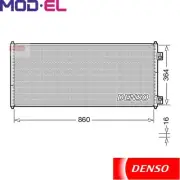 CONDENSER AIR CONDITIONING DCN10032 FOR FORD TRANSIT/Van/Platform/Chassis/Bus