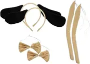 [WATIIFUFU] 2 Sets Animal Headband Tail Cosplay Party Supplies Animal Costume Cosplay Animal Prop Animal Cosplay Costume Party Prop Animal Headdress Party Supply Performance Prop Animal Suit
