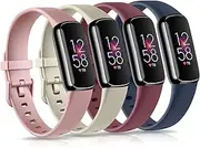 [Band+Case] for Fitbit Charge 5 Bands with TPU Screen Protector Case, Soft Silicone Strap Adjustable Sport Wristbands for Fitbit Charge 5 Fitness Tracker