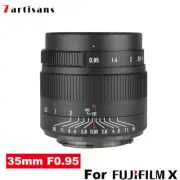 7artisans 35mm F0.95 APS-C MF Lens for Fujifilm Fuji X FX X-T4 X-T3 X-T10 X-Pro3