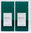2 Bath & Body Works BIRCH EUCALYPTUS Eau De Cologne Spray edc Perfume 3.4 oz