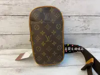 在飛比找Yahoo!奇摩拍賣優惠-《真愛名牌精品》LV m51870 Pochette Gan