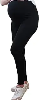 [Mamatoto] Maternity Leggings Soft Stretch Cotton Pregnancy Over Bump Adjustable Waist