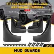 FOR Grand Jeep 2011-2020 Cherokee Splash Guards Mud Flaps Front & Rear 4PCS