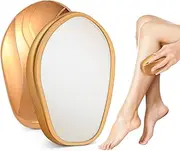 Crystal Hair Remover, Nano Epilator for Men and Women, Reusable Magic Crystal Hair Remover, Stone for Body, Legs, Arms, Back Exfoliating (Gold)