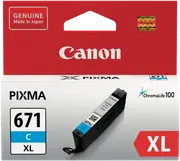 Canon CLI671XLC Cyan Extra Large Ink Cartridge