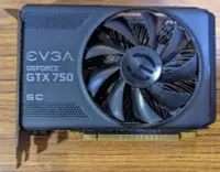 在飛比找露天拍賣優惠-中古良品 EVGA 艾維克 GTX 750 SC Super