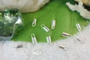 500PCS Silver plate cord end 2.5mm end cap W18655