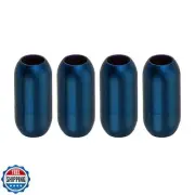 uxcell Leather Cord End Clasp, 4Pcs 5mm Hole Leather Clasps, Cord End Caps Cl