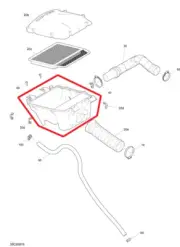 NEW OEM CAN-AM COMMANDER MAX 800 1000 AIR CLEANER INTAKE BASE BOTTOM BOX