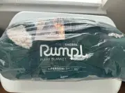 Rumpl Sherpa Puffy Blanket Uline 1 Person 54in. x80in. Green Still in bag