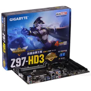 【限時下殺】庫存Gigabyte/技嘉 Z97-HD3臺式機 RZO0