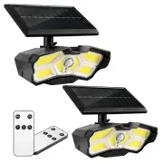 Solar Outdoor Light - Sensor Automatic Switch LED Light, Three Head Motion Se...