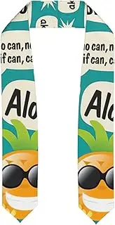 [EdWal] hawaiian slogans print Graduation Stole and Sash Class for Unisex Adult Honor Stole Honor Stole of 2025