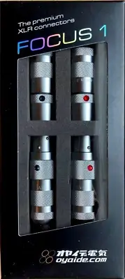 Oyaide XLR Connector 4-Piece Set FOCUS 1