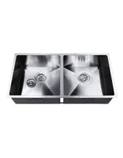 [Cefito] Double Bowl Laundry Stainless Steel Kitchen Sink 86X44CM Silver
