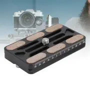 DSLR Quick Release Plate Fitment for Mirrorless Tripod PTZ Camera 60mm Scale Hot