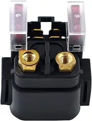 QASULER Motorcycle Starter Relay Solenoid, for Yamaha, VK10L Professional Snowmobile VT600 Venture VT700 VX600 VMAX VX700 Wolverine YFM35 Motorcycle Engine Start Relay