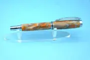 Artisan Jr. Gentlemen's Rollerball Pen in Chrome with DiamondCast Rocky Top