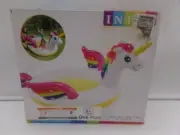 Intex Mystic Unicorn Inflatable Spray Pool- New In Box!!!! Size Is 107"x76"x41"