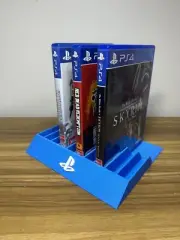 Playstation Games Case Stand/Holder (PS5/PS4/PS3) - Up To 10 Games
