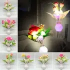 Lights Pomegranate Bottle Floral Lamp Colorful Little Night Light For EU Plug