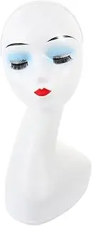 WOFASHPURET Wig Display Mannequin Head Stand Lifelike Hairpiece Holder for Wigs Hats Headdresses for Home Salon Travel and Styling Storage
