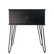 ASHE (COMBO) BEDSIDE TABLE LAMP OCCASIONAL SIDE UNIT NIGHTSTAND 50X61CM