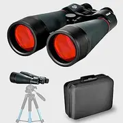 [ESSLNB] Astronomy Binoculars - 20x80 for Adults, Outdoor Waterproof Binoculars for Bird Watching, Travel and Stargazing with Tripod Adapter and Carrying Bag