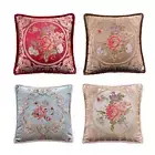 European Throw Pillow Cover Square Cushion Cover Decorative Soft Patterned