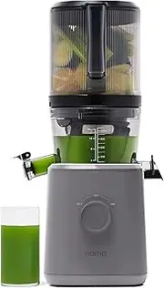[NAMA] J2 Cold Press Juicer, Self Feeding for Hands-Free Operation with Wide Mouth Hopper for Full Recipe Load, No Residue Chew Juicer for More Juice, Less
