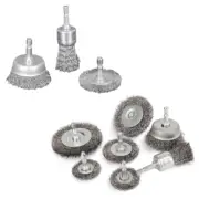 Professional Steel Wire Wheel Brush For Clamping 1/4in Electric Drill Attachment