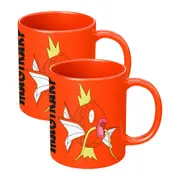 2PK Pokemon Magikarp Red Coloured Ceramic Printed Tea/Coffee 285ml/10 oz Mug