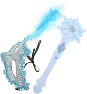 Kisangel Light Up Snowflake Wand for Princess Roleplay Accessory Motion Sensitive for Birthday Parties and Cosplay Encourages Imagination and Creative Play