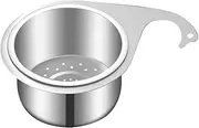 Kitchen Sink Drain Basket Swan Drain Rack, Stainless Steel Swan Sink Strainer Basket Sink Food Catcher, Corner Sink Strainer Basket, Kitchen Sink Food Catcher for Utensils, Food