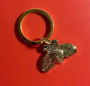 Patron Tequila Metal Bumble Bee Logo Keychain *BRAND NEW IN PACKAGE*