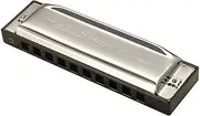 Sw1020-7 10 Holes 20 Tones Blues Diatonic Harmonica Key of C Mouth Organ with Abs Case Standard Performance Harmonica for Beginners Students Adults Prof Ionals Silver