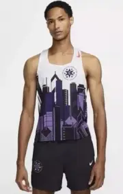 Nike Men’s AeroSwift ADV Chicago Marathon Running Singlet Sz. S NEW FV6335-100