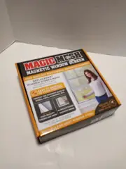 Magic Mesh Magnetic Window Screen, Suitable for Most Windows up to 55 in x 36 in
