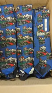 Liquidate Lot of 70 pcs Radnor Hunt Silk Neckties by Ralph Marlin 5380