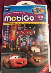 VTech MobiGo Software Disney Pixar CARS 2 Learning Games Math Spelling ~~NEW~~