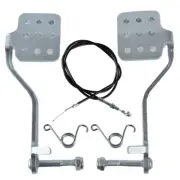 Brake Throttle Pedals 71" Cable Fit 196cc 6.5hp Road Rocket Azusa Fun Go Kart