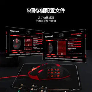 Redragon M901-2 電競遊戲滑鼠(電競滑鼠/遊戲滑鼠/電腦滑鼠/光學滑鼠/電腦周邊推薦) (5.3折)