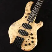 MARUSZCZYK / Frog Omega 5A Headless Buckeye Burl S/N 230280 Electric Bass Guitar